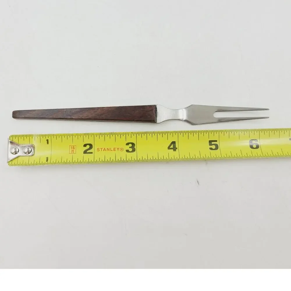Vintage MCM Stainless Steel Hors d'oeuvres Fork 6.25